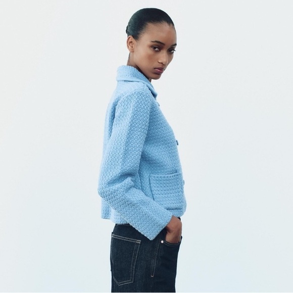 ZARA Collared Button Down Cardigan/Jacket - Picture 3 of 10